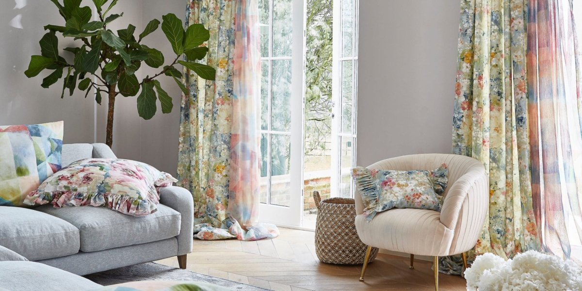 Яркие ткани для штор