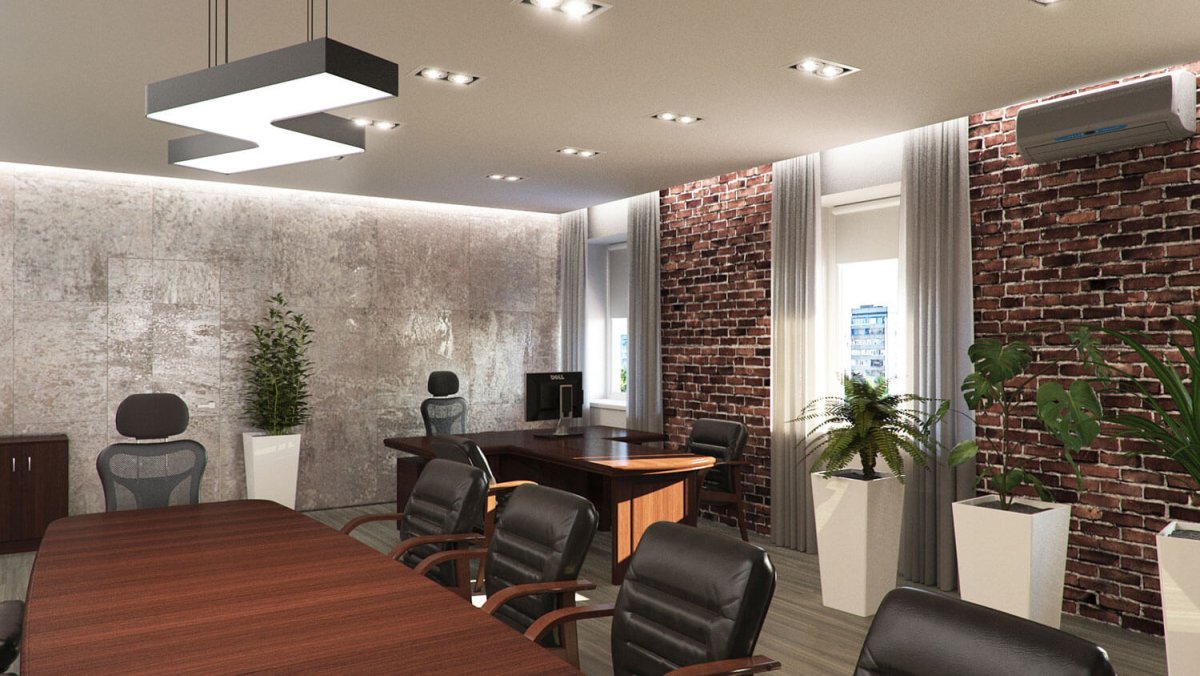 Стена в офисе