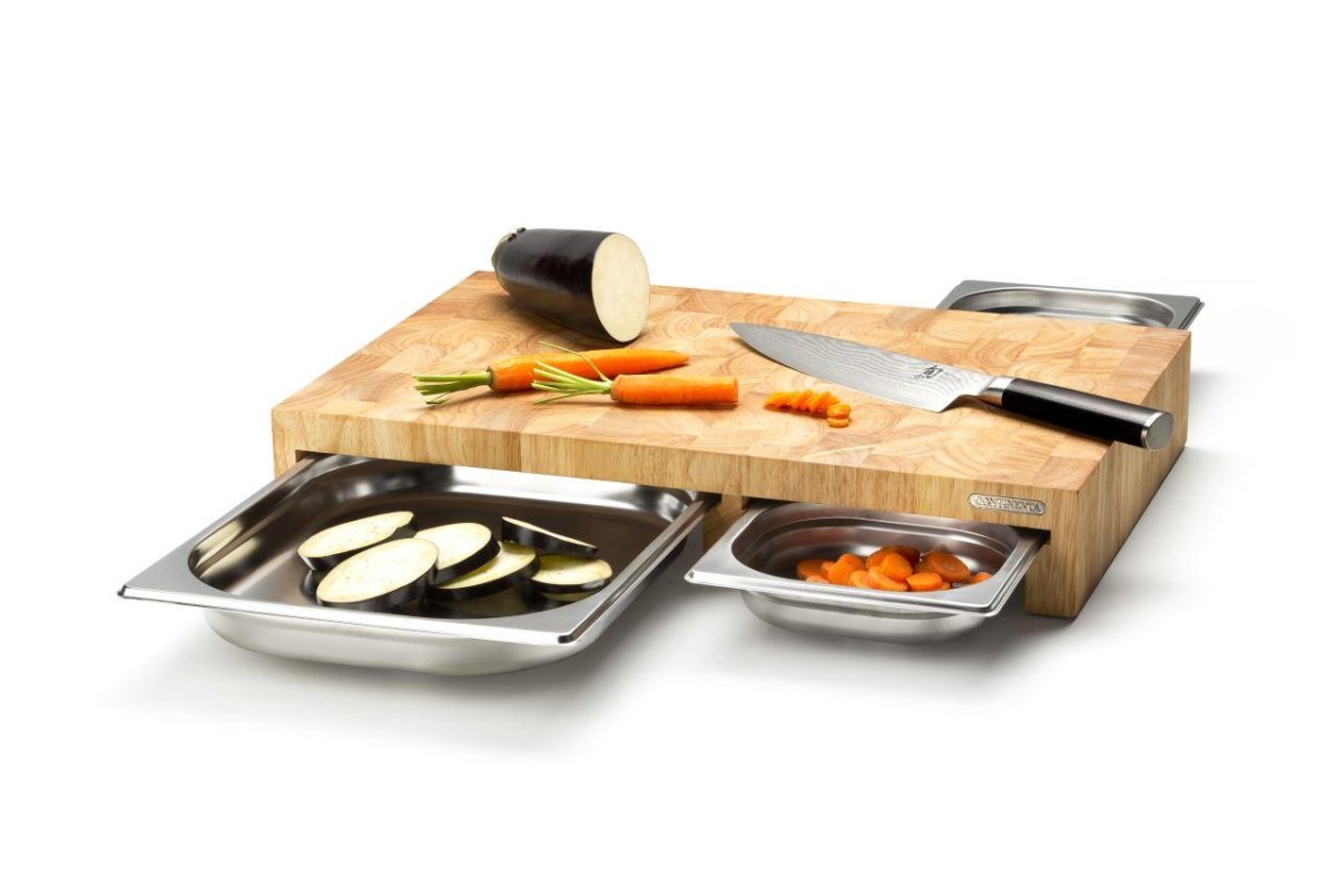 Разделочная доска с контейнером