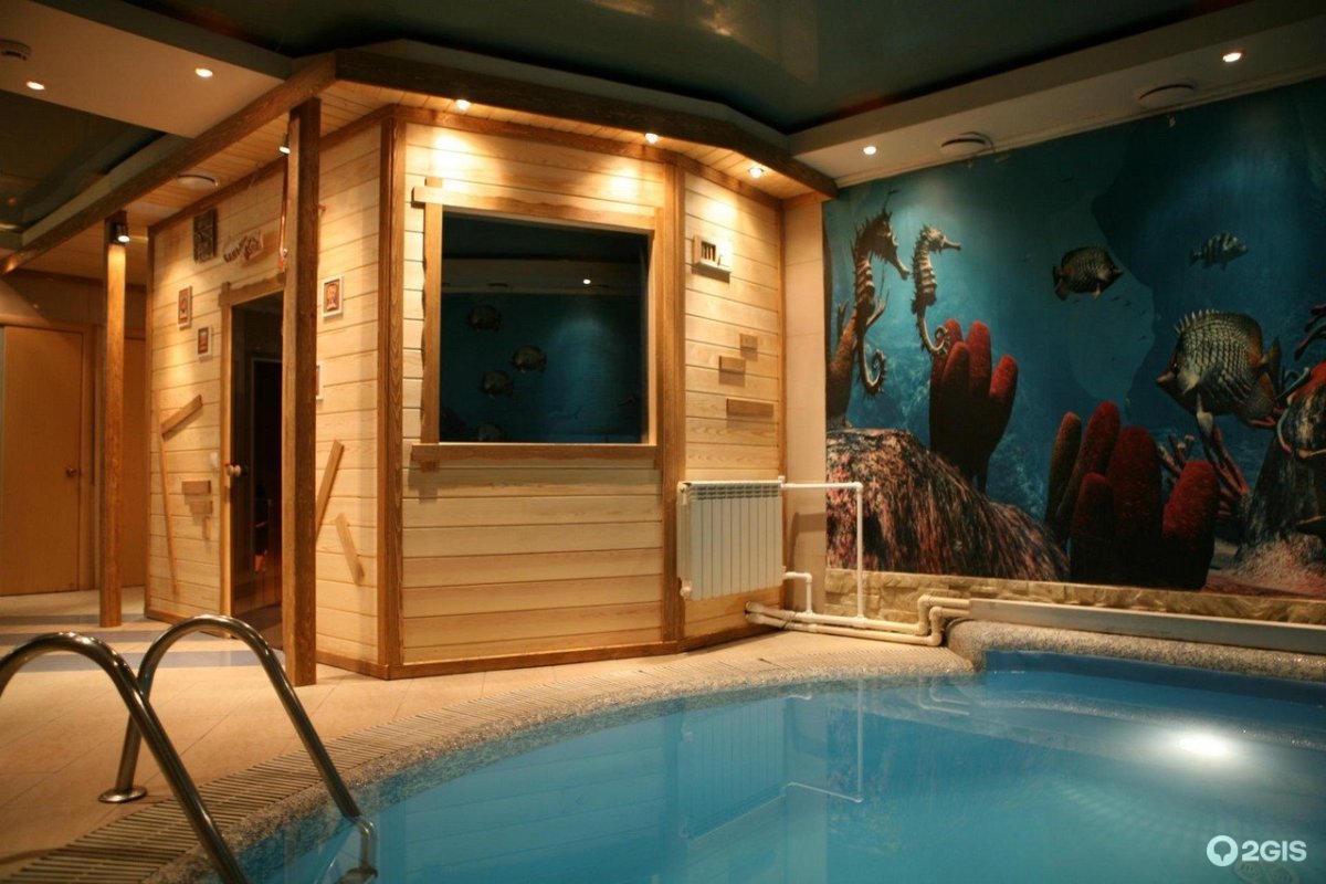 Бассейн в стиле Шале