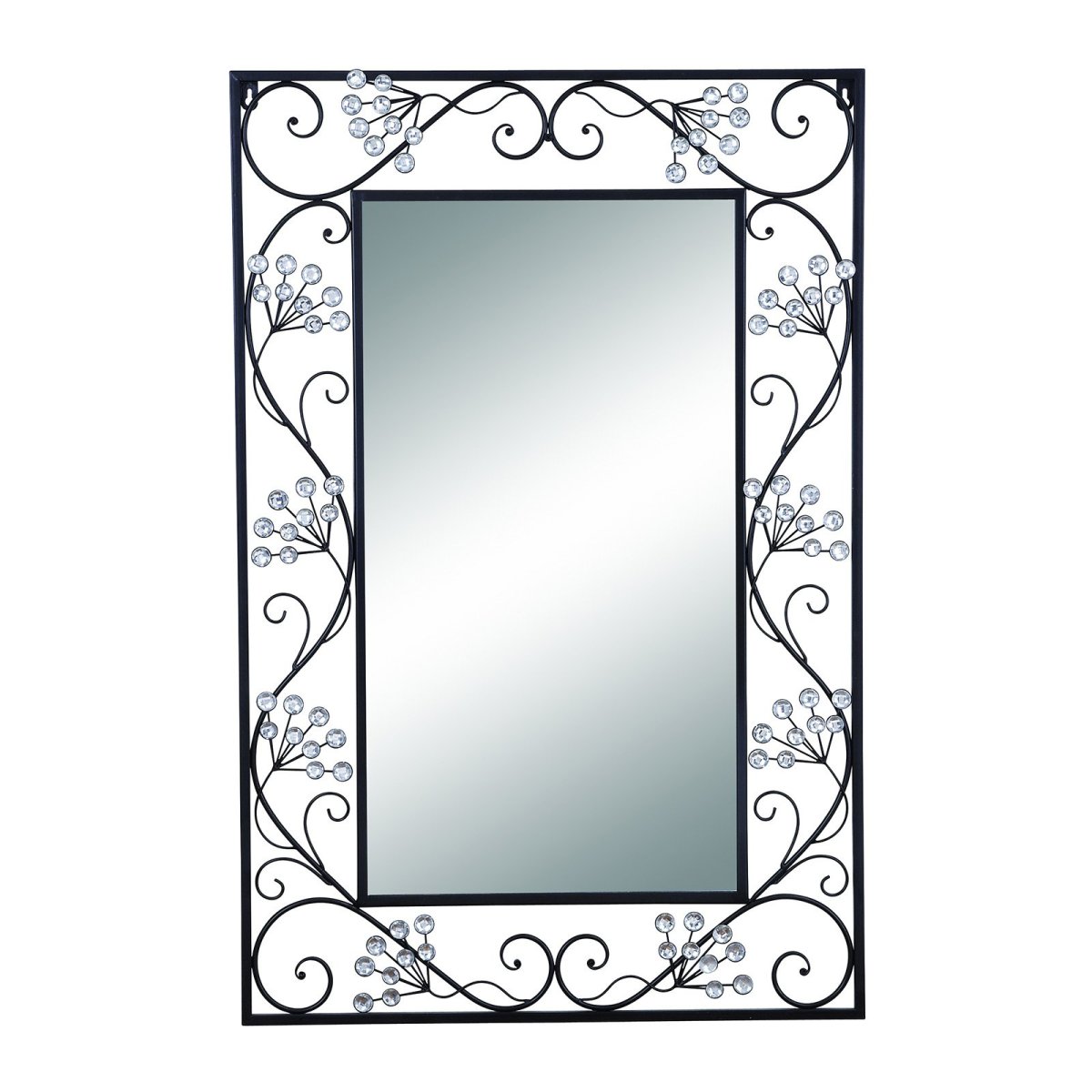 Зеркало с кованными элементами