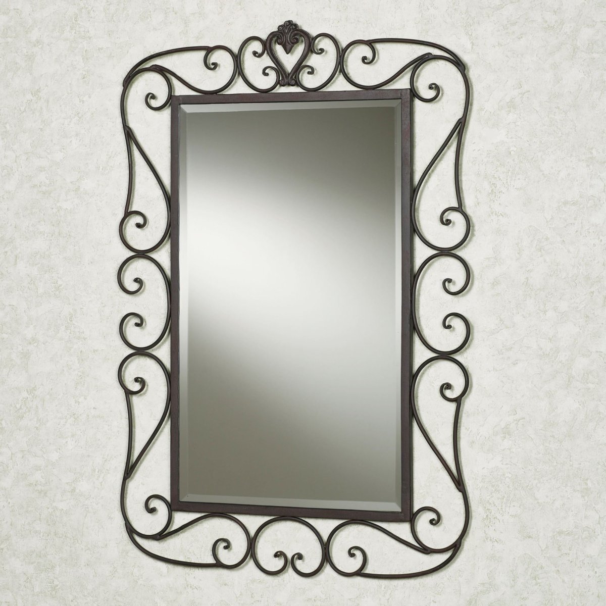 Зеркало изящное ковка ростовое настенное