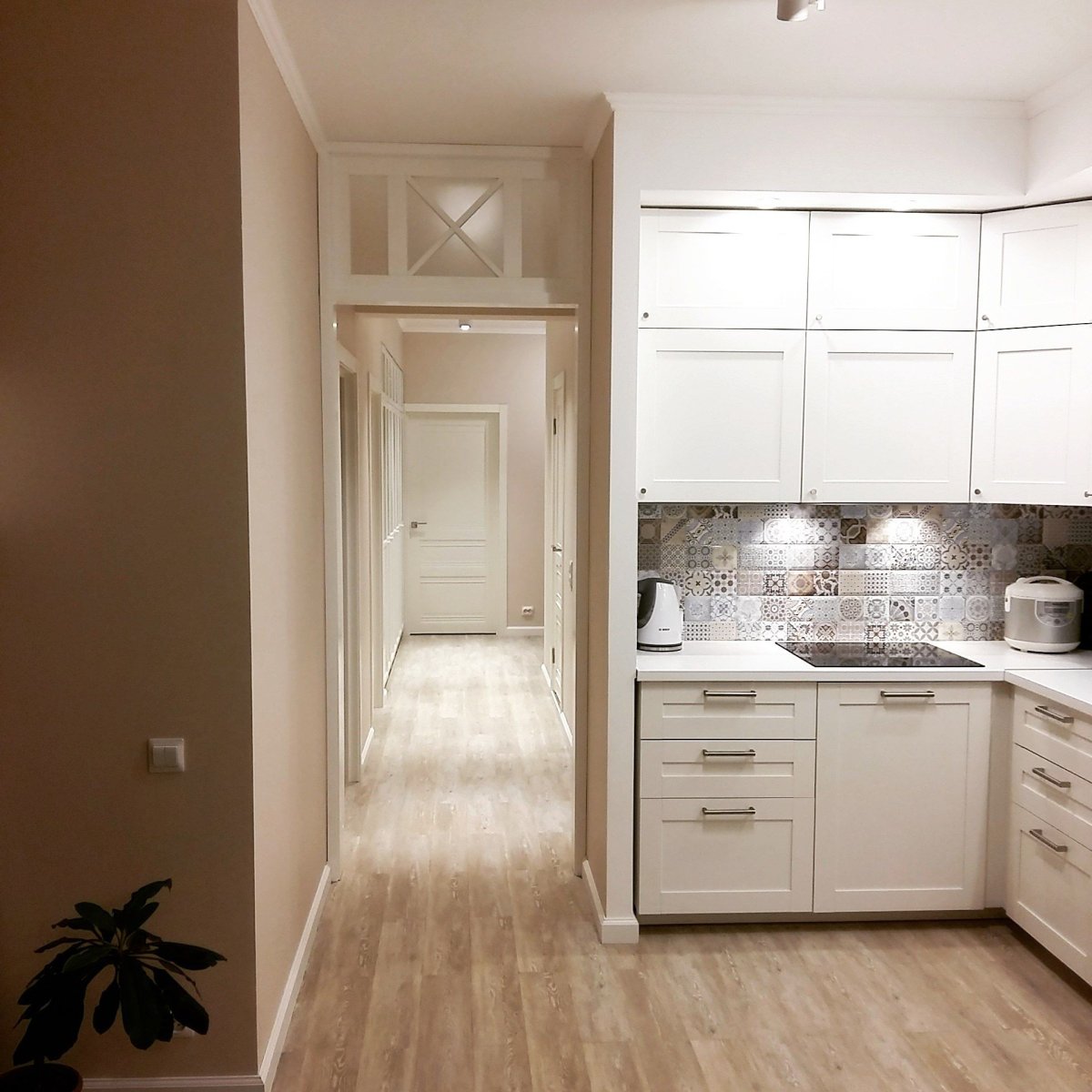 Кухонный гарнитур Будбин икеа белый