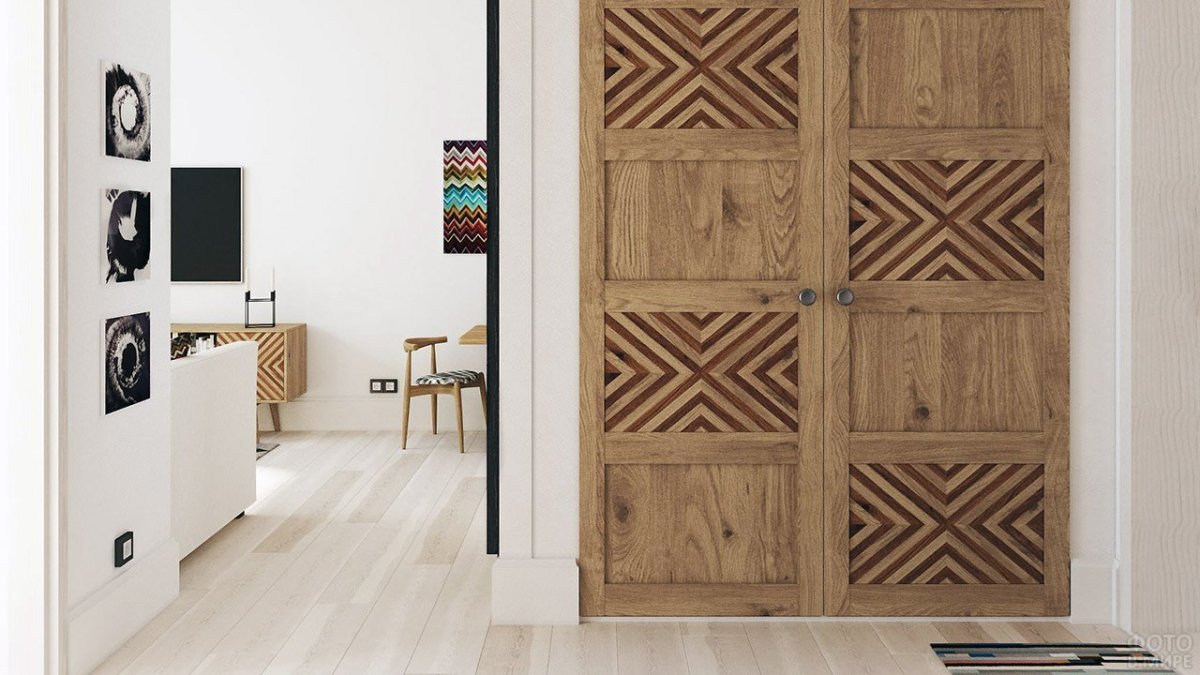 Двери шкаф купе стиль Сканди