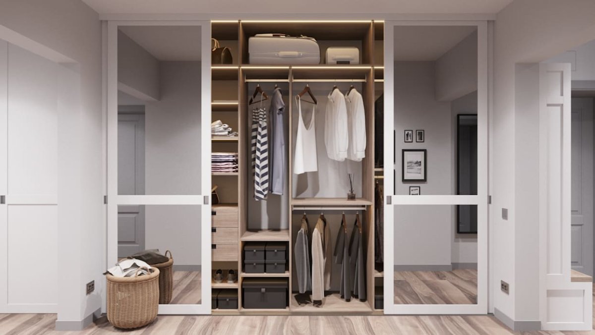 Гардеробная Скандинавия