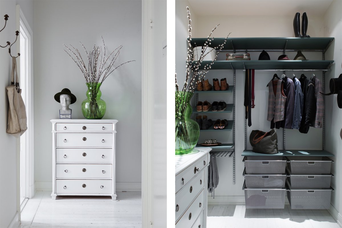 Гардеробная Скандинавия