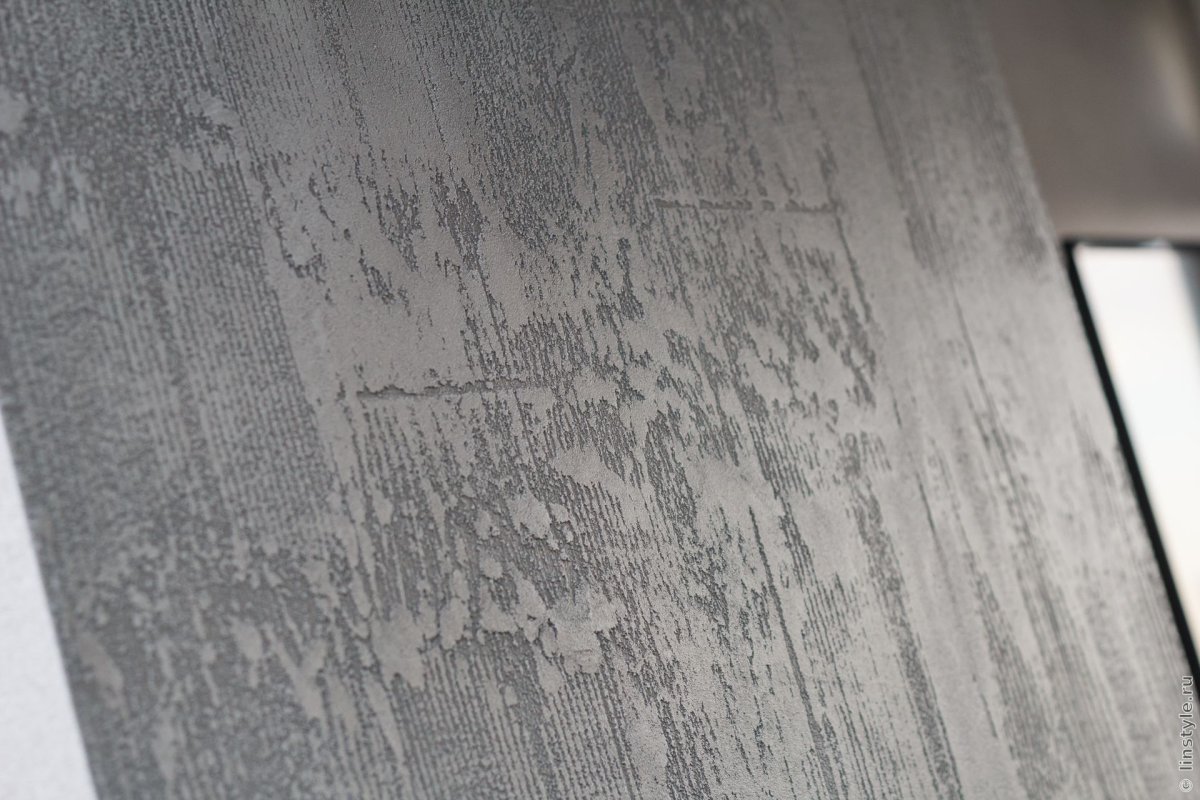 Декоративная штукатурка серого цвета