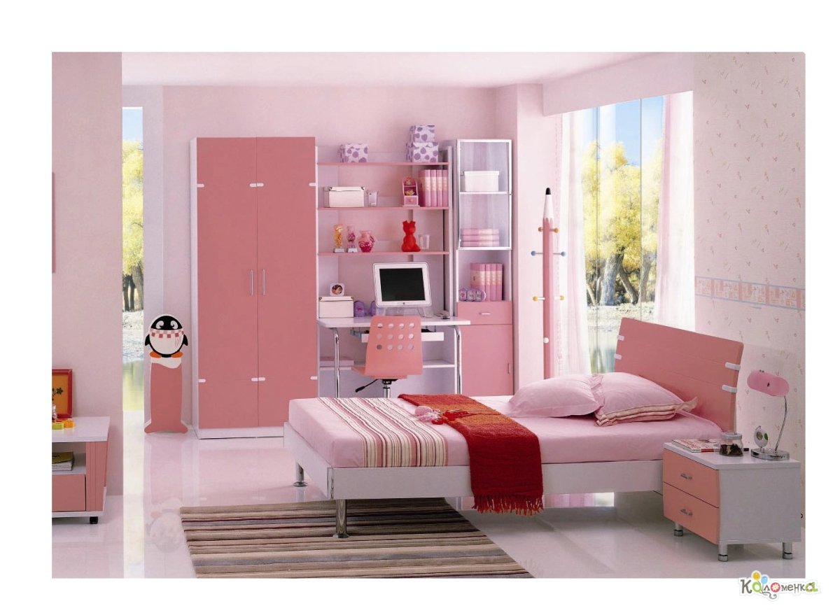 Дизайн детской комнаты для девочки школьницы