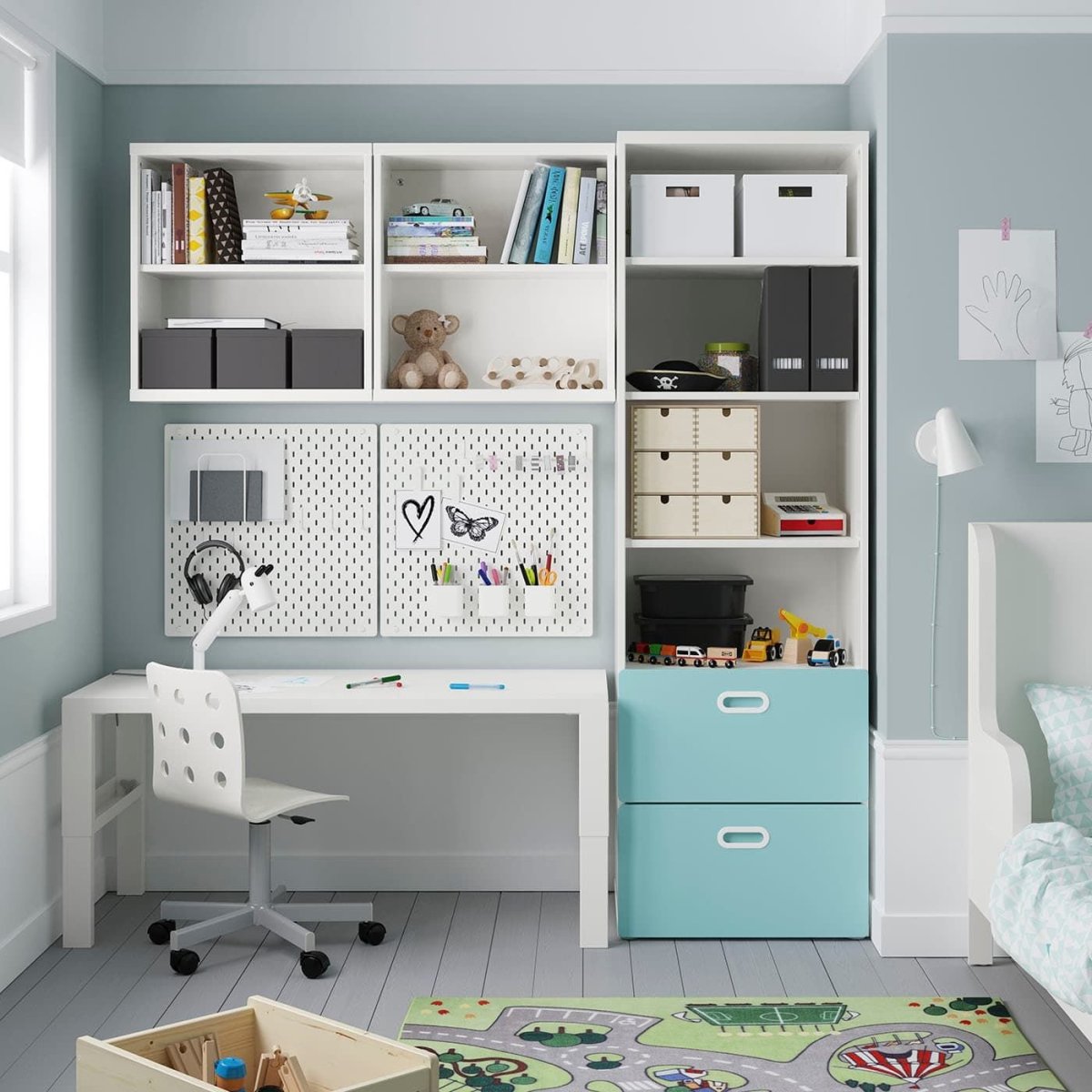 Икеа мебель для детской комнаты школьника