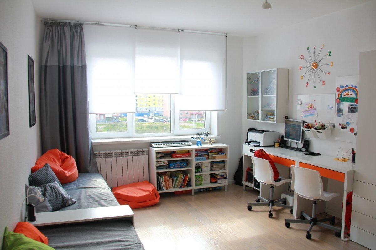 Детская комната икеа смостад