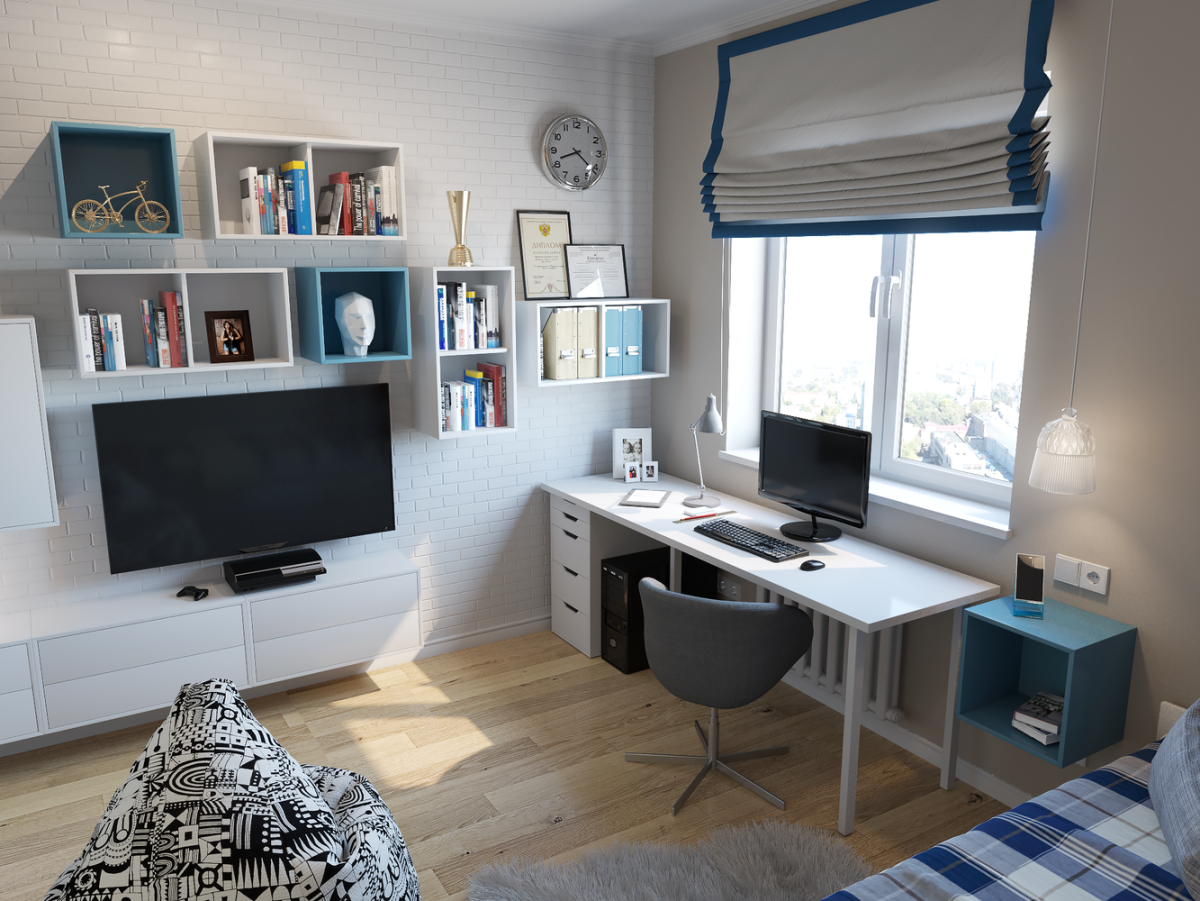 Интерьер детской из икеа