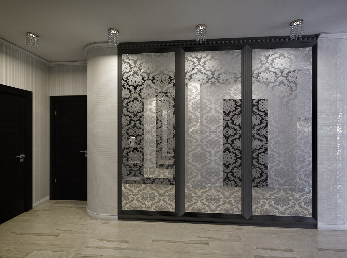 Шкаф купе в стиле арт деко