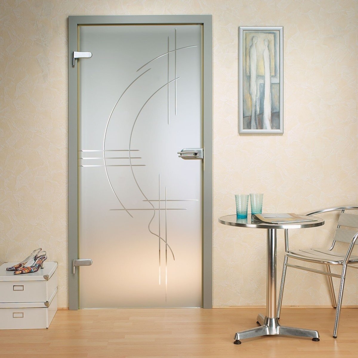 Стеклянная дверь 3300