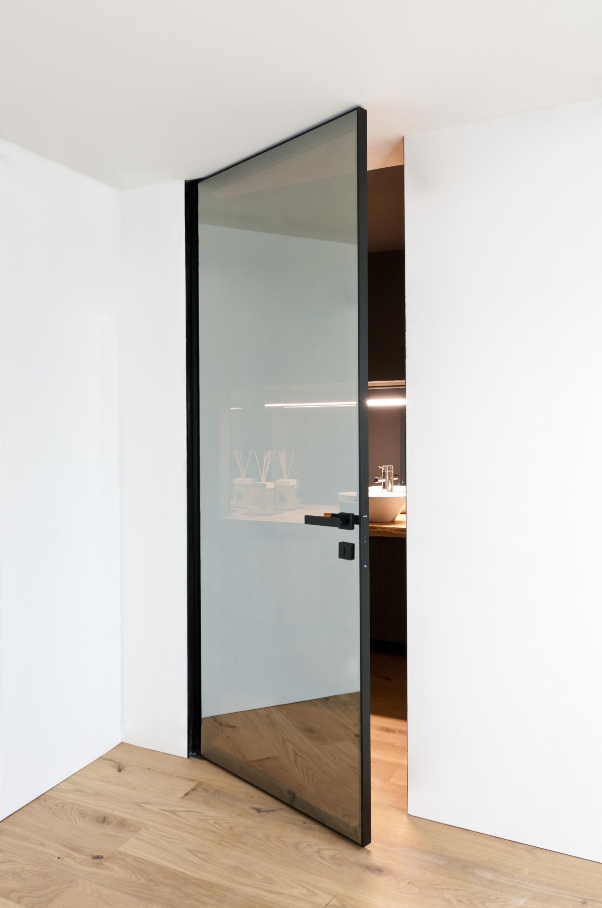 Дверь Инвизибл с зеркалом