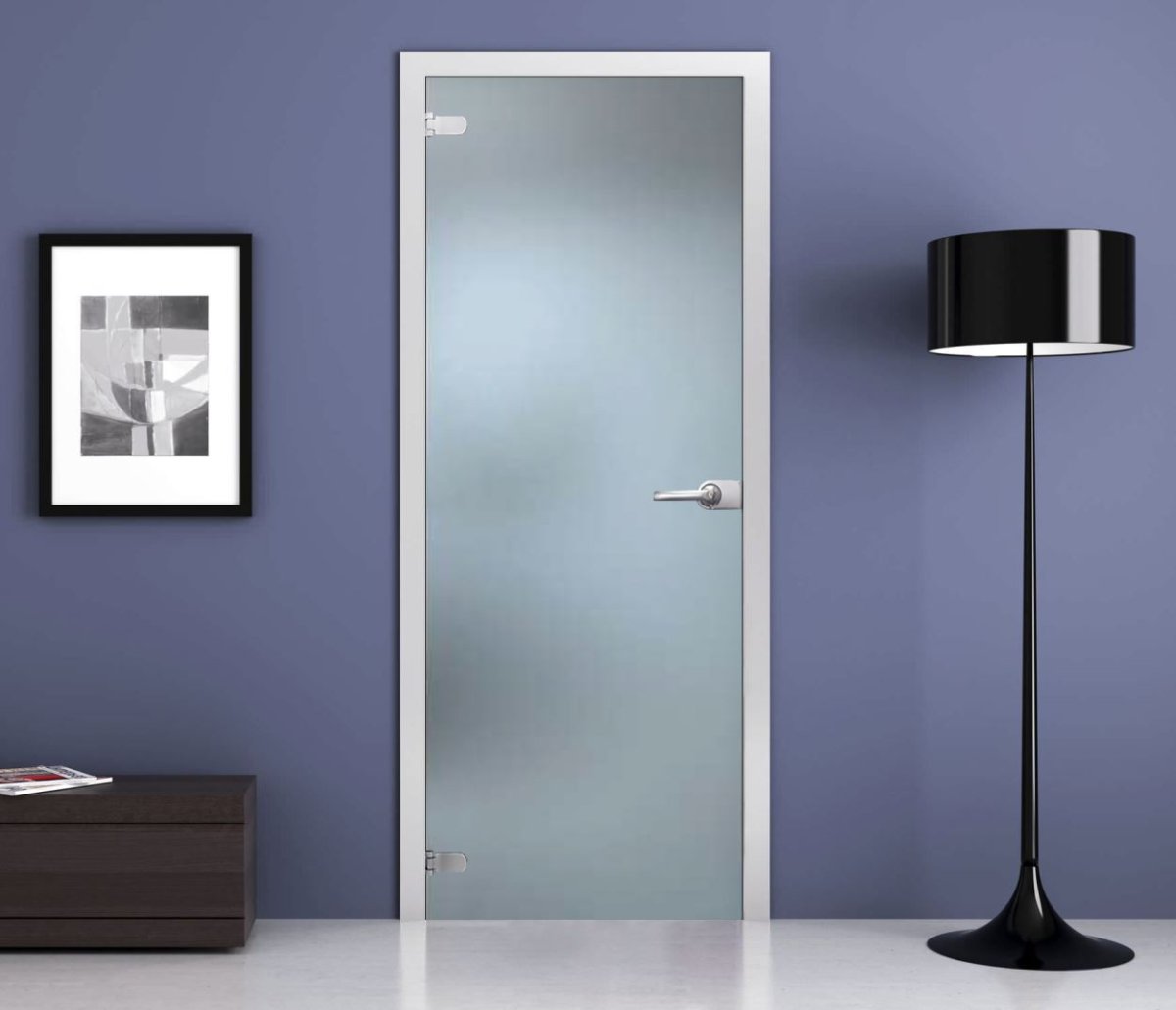 Тёмные межкомнатные двери в интерьере квартиры