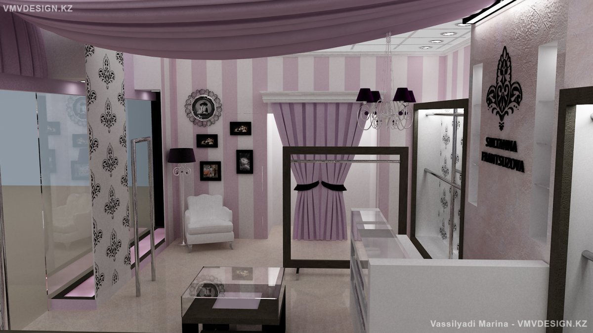 Дизайн проект студии красоты Фламинго