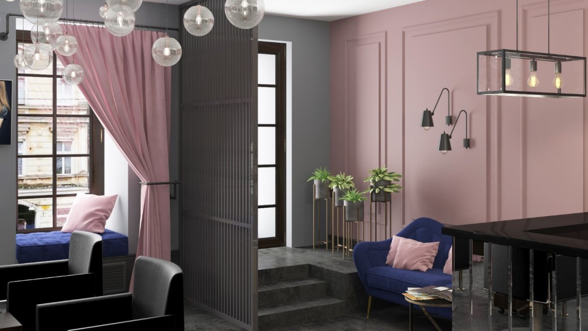 Шторы для парикмахерских