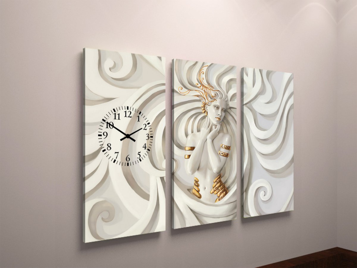 Часы картина на кухню настенные