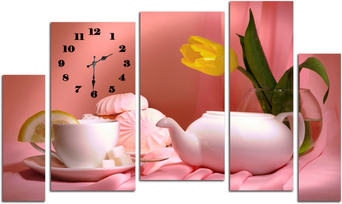 Модульные часы на кухню