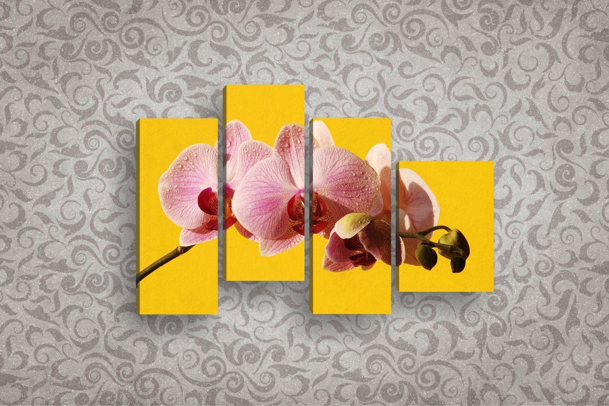 Модульная картина с часами