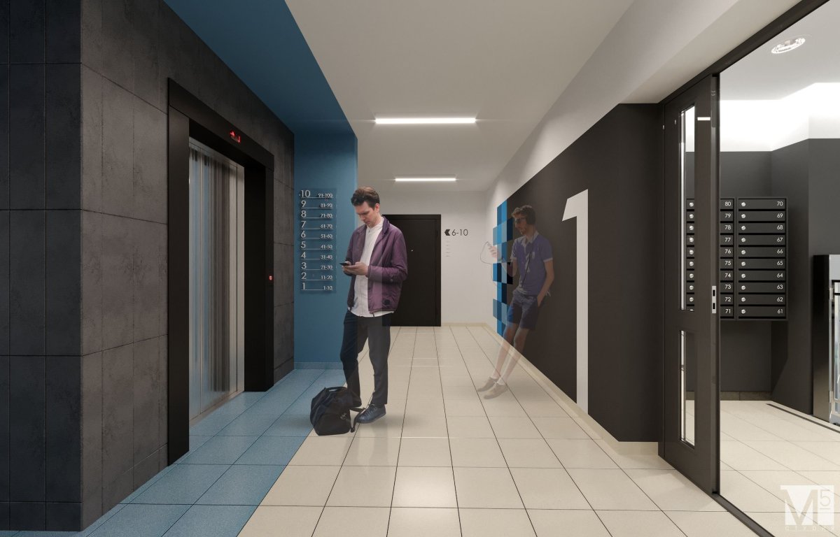 Отделка подъездов многоквартирных домов фото