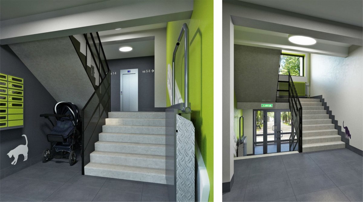 Подъезды в новостройках