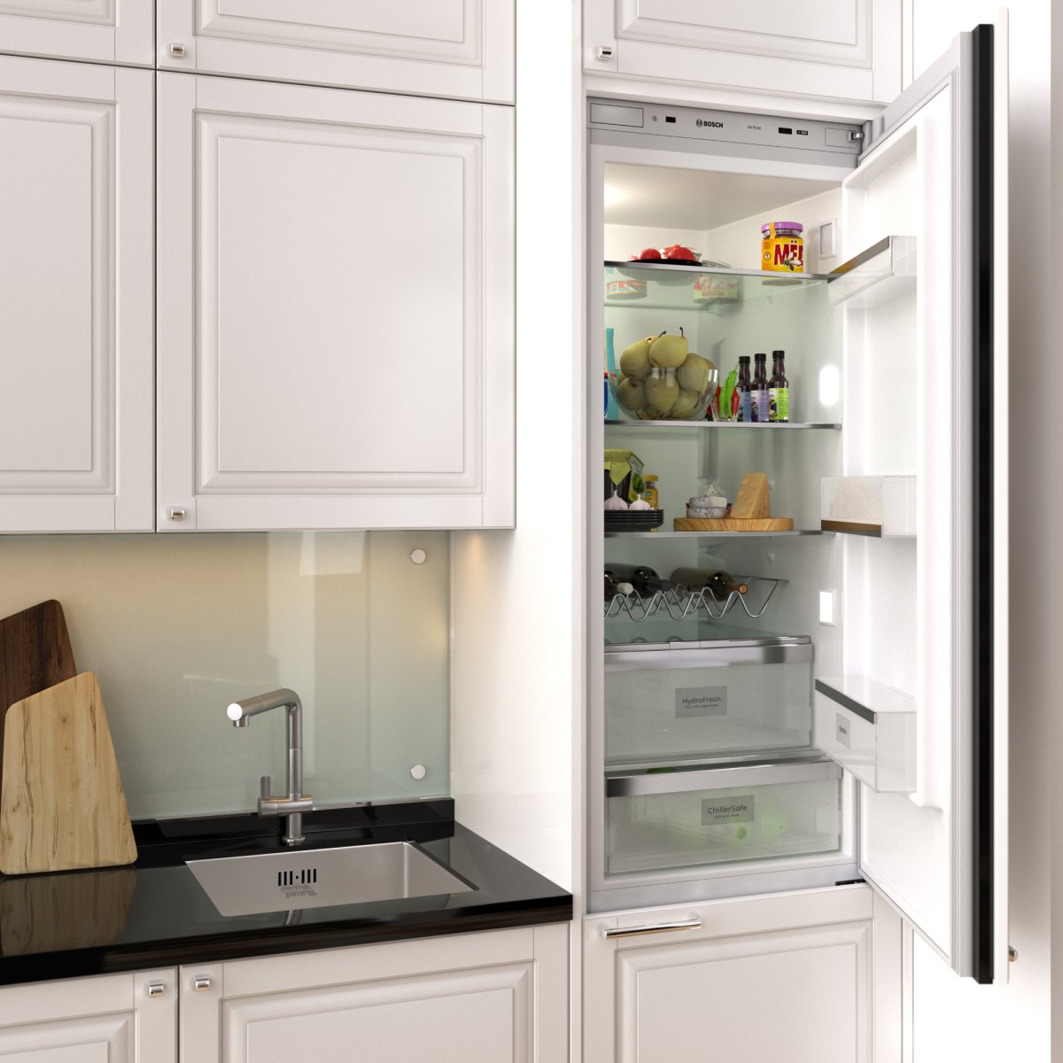 Встроенный холодильник