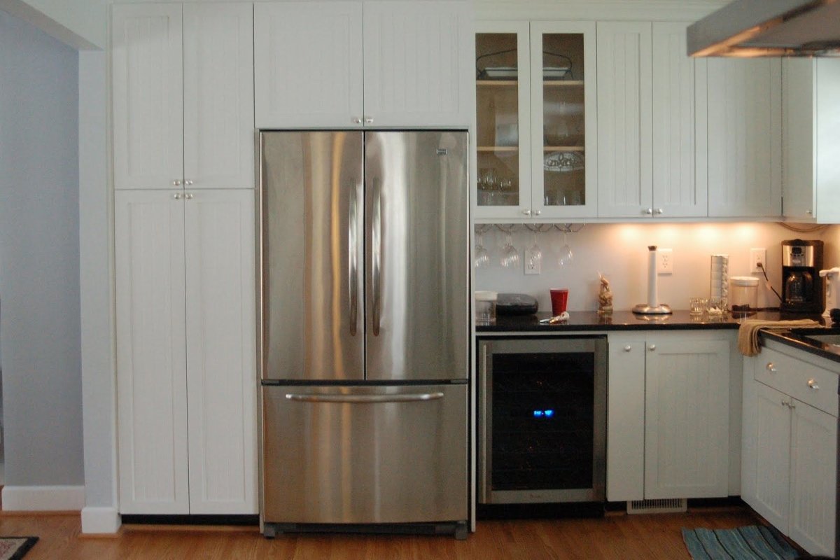 Кухни 6 кв.м с холодильником