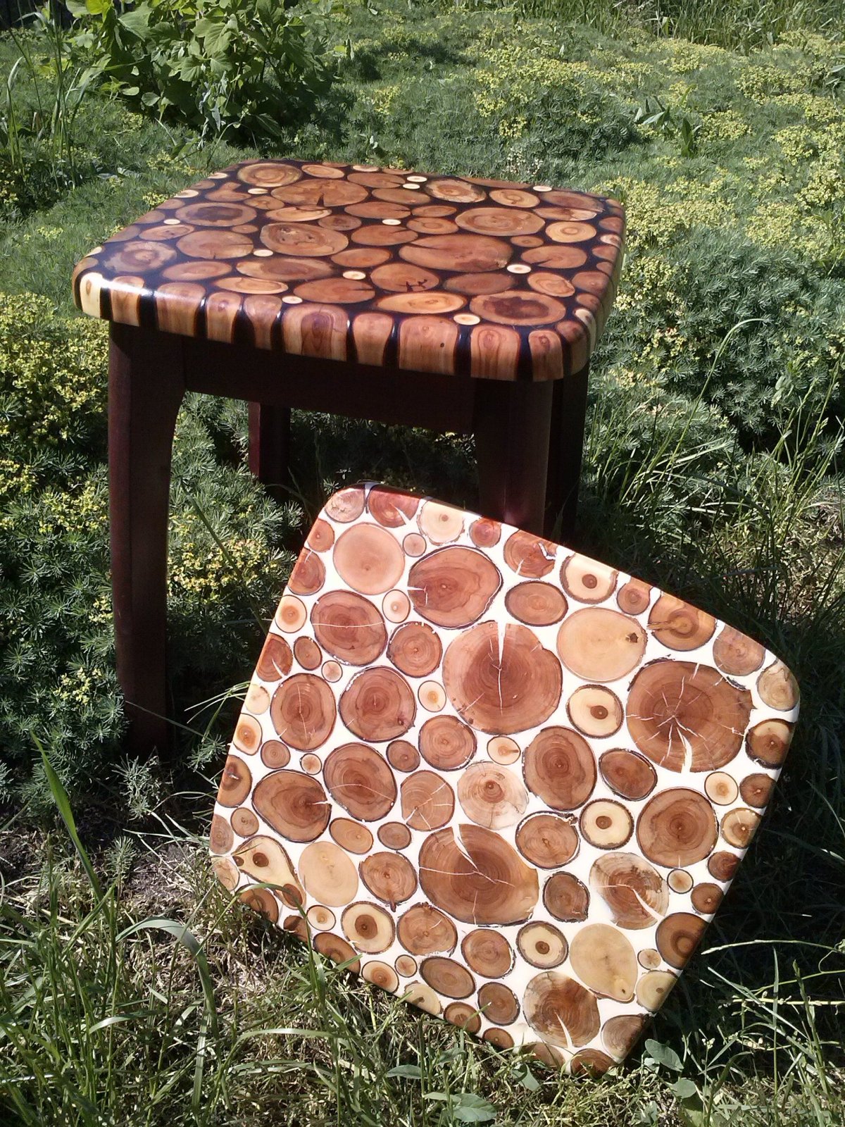 Изделия из спилов дерева