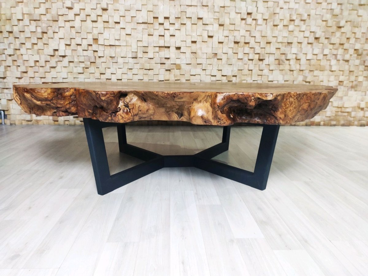 Стол из спила мидсенчури