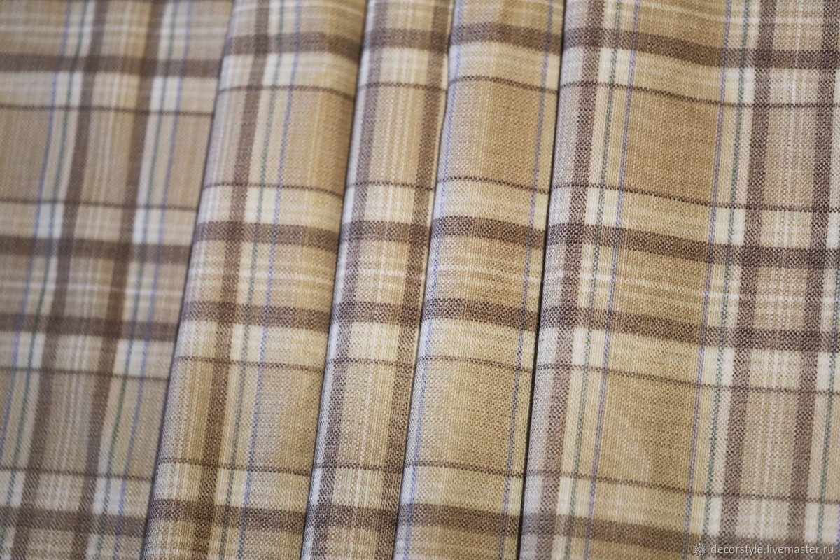 Занавески в шотландском стиле