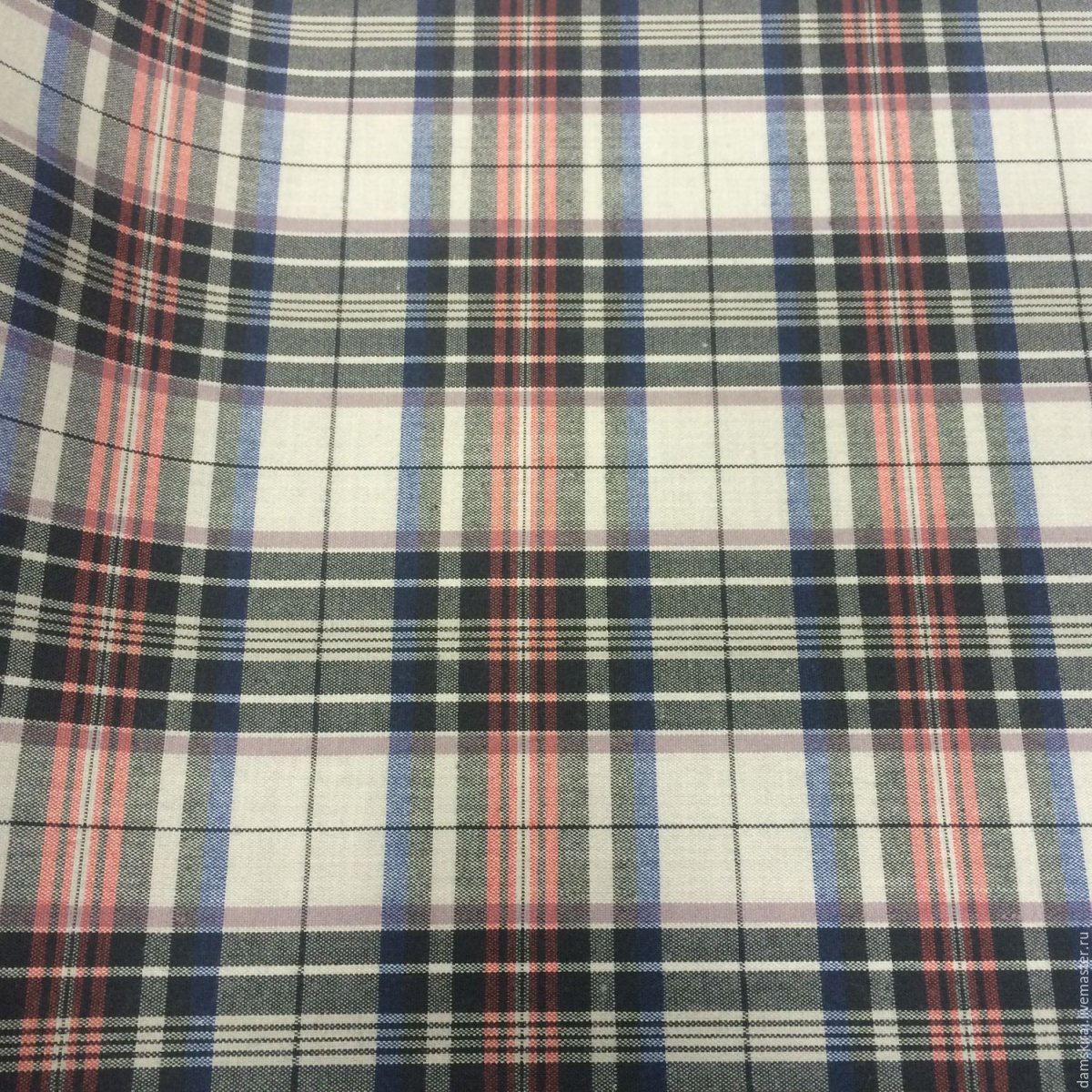 Портьерная ткань в клетку