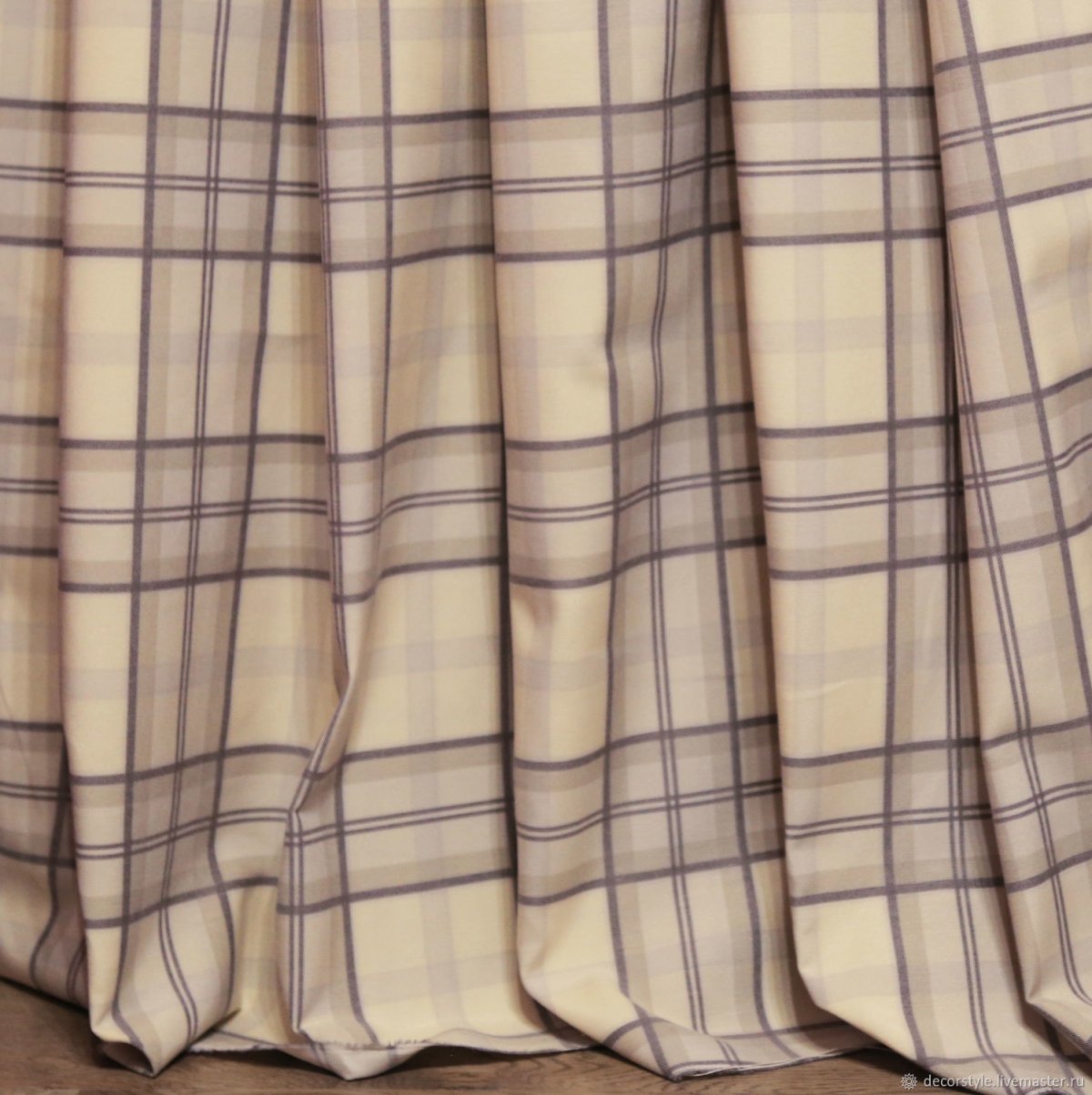 Шторы в клетку
