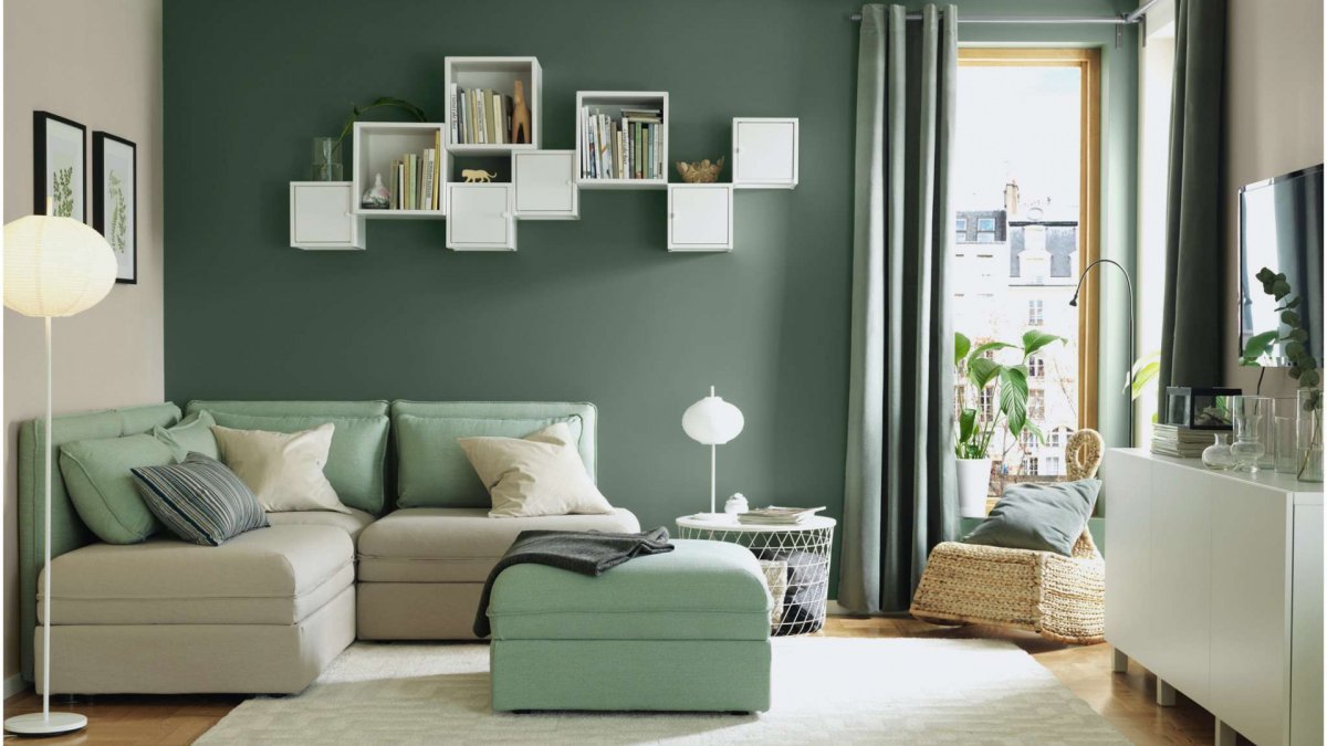 Шалфейный цвет в интерьере