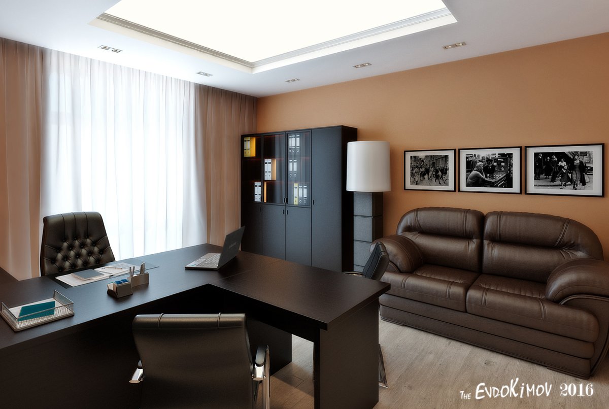 Кабинет руководителя визуализация