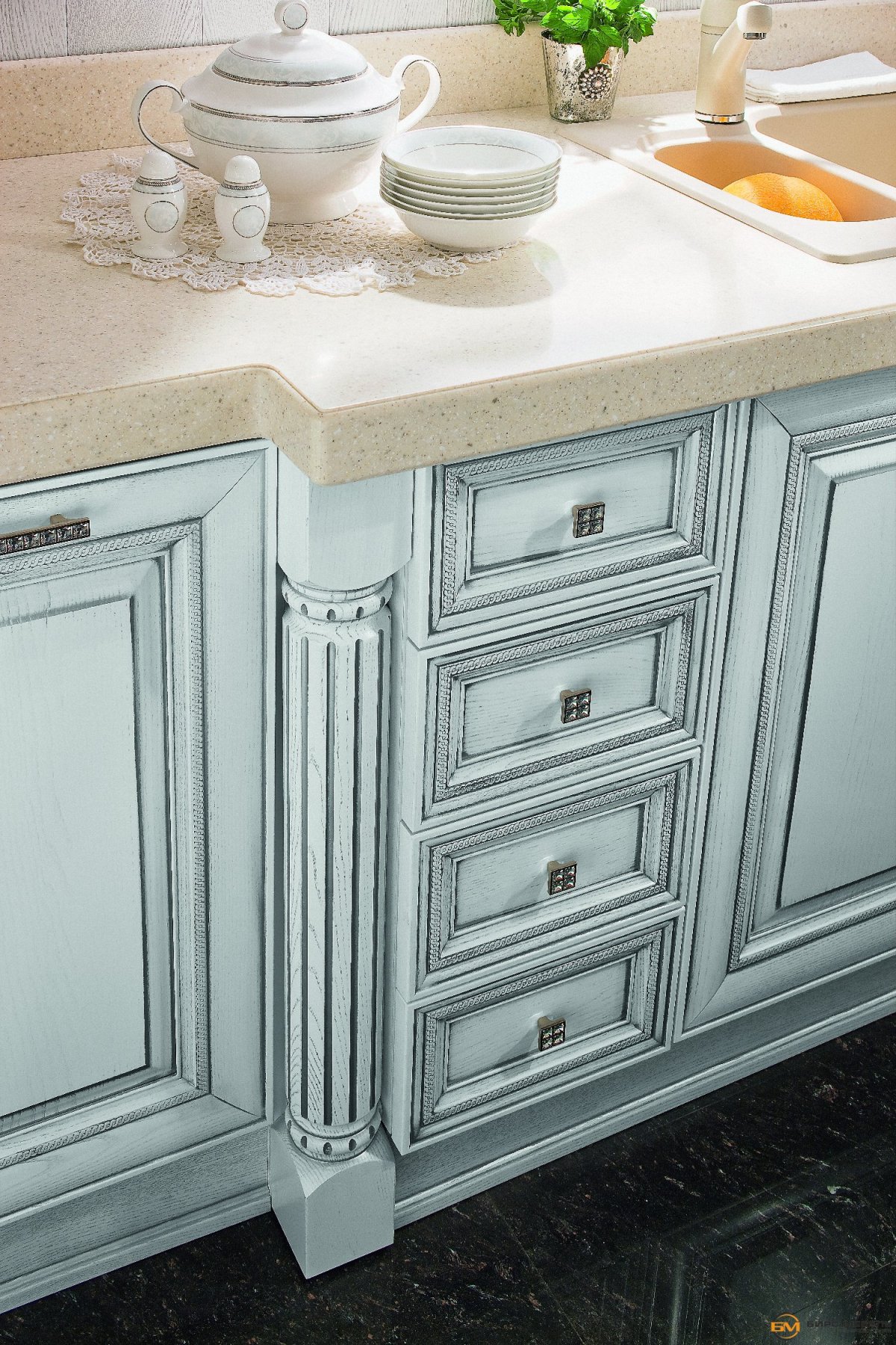 Кухня Руджери Италия массив ясеня