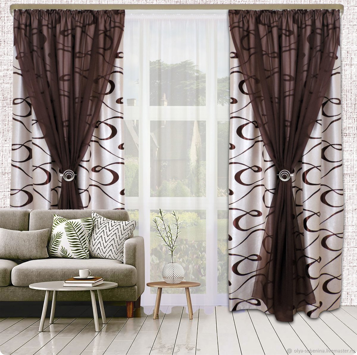 Шторы и портьеры в интерьере