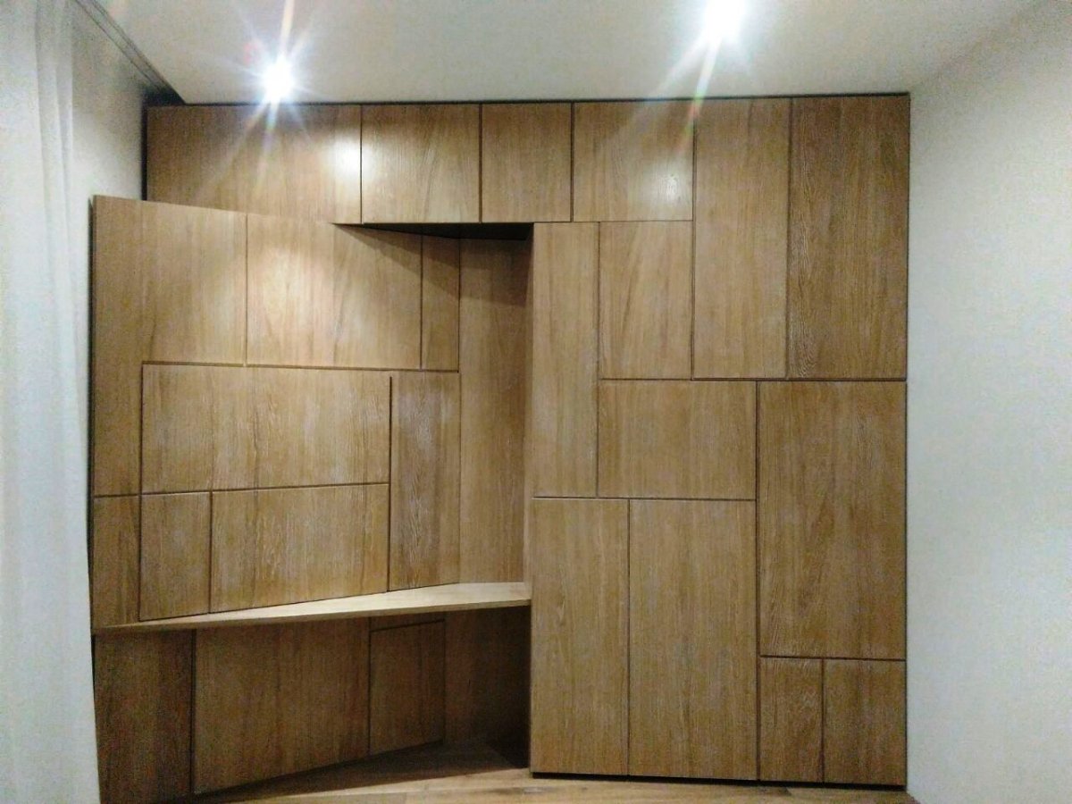 Шкафы из фанеры в интерьере