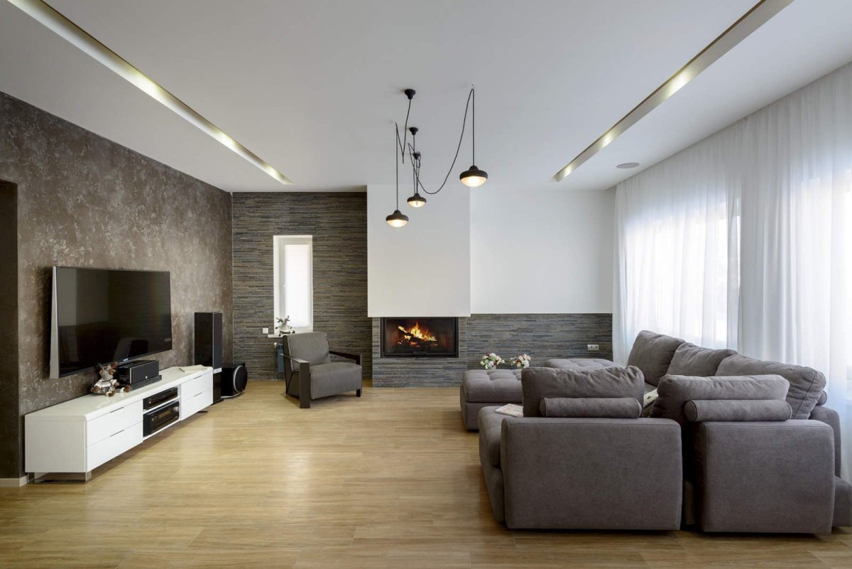 Штукатурка в современном интерьере