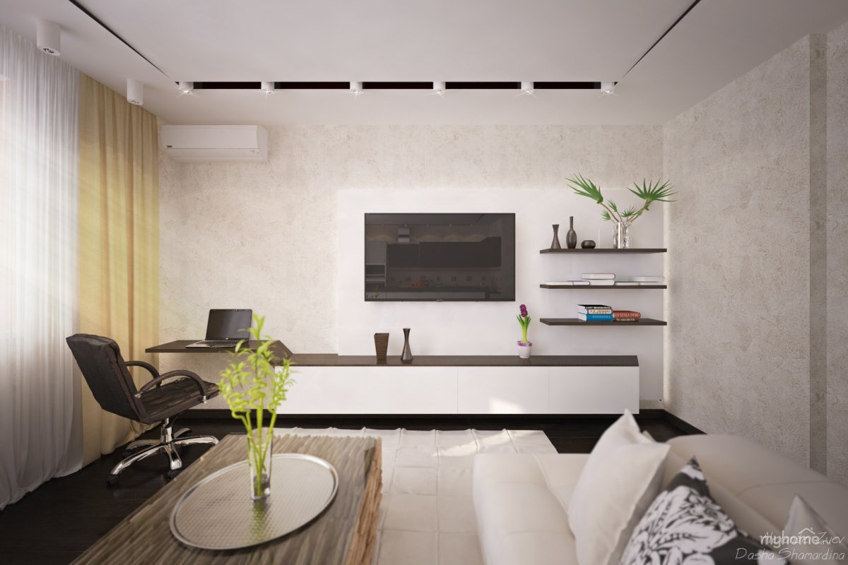 Декоративная штукатурка в интерьере