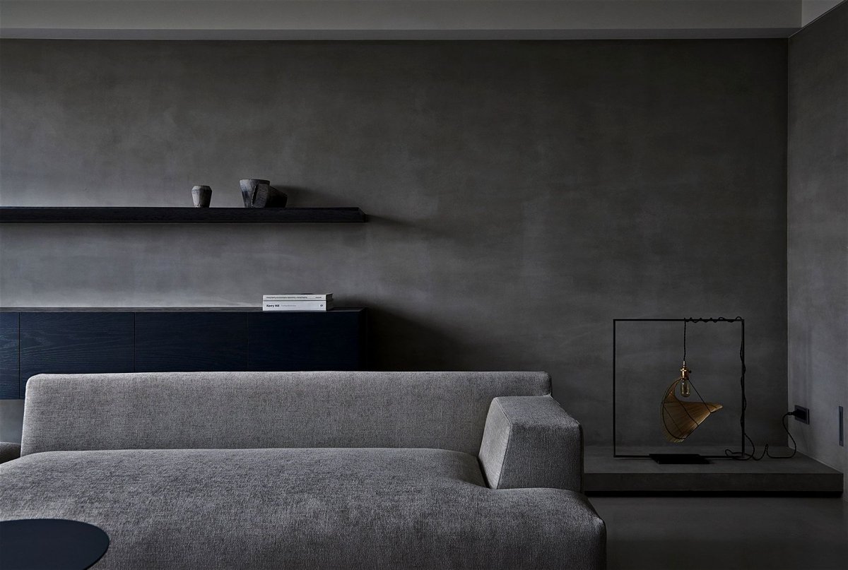 Акцентная стена из керамогранита