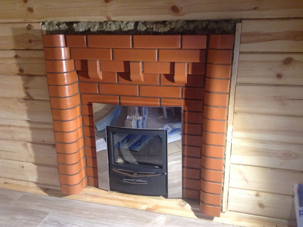 Печь из кирпича харвия