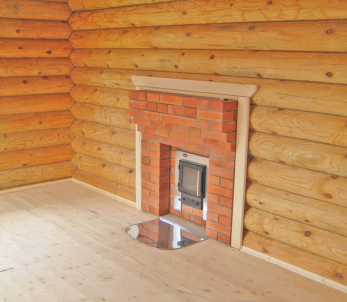 Обкладка топки банной печи