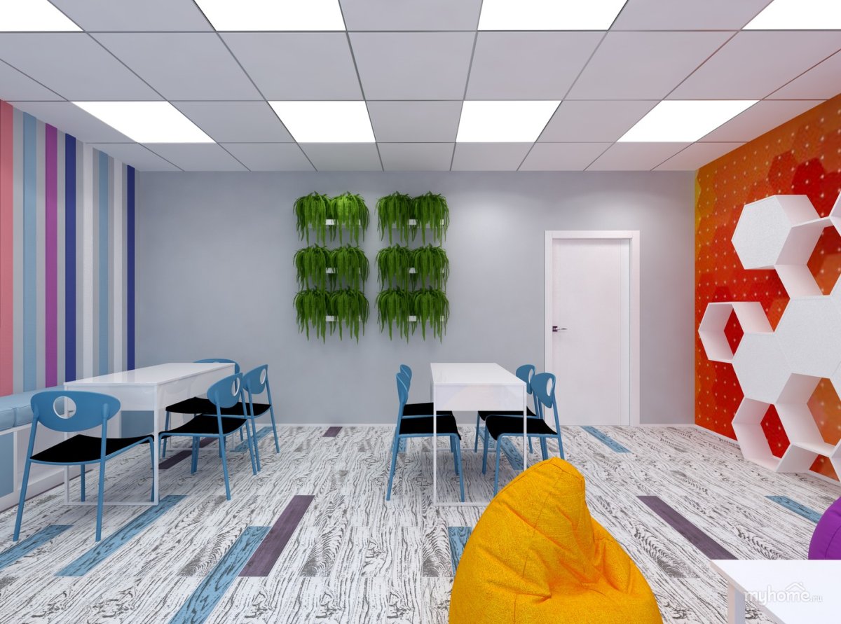 Интерьер школы будущего