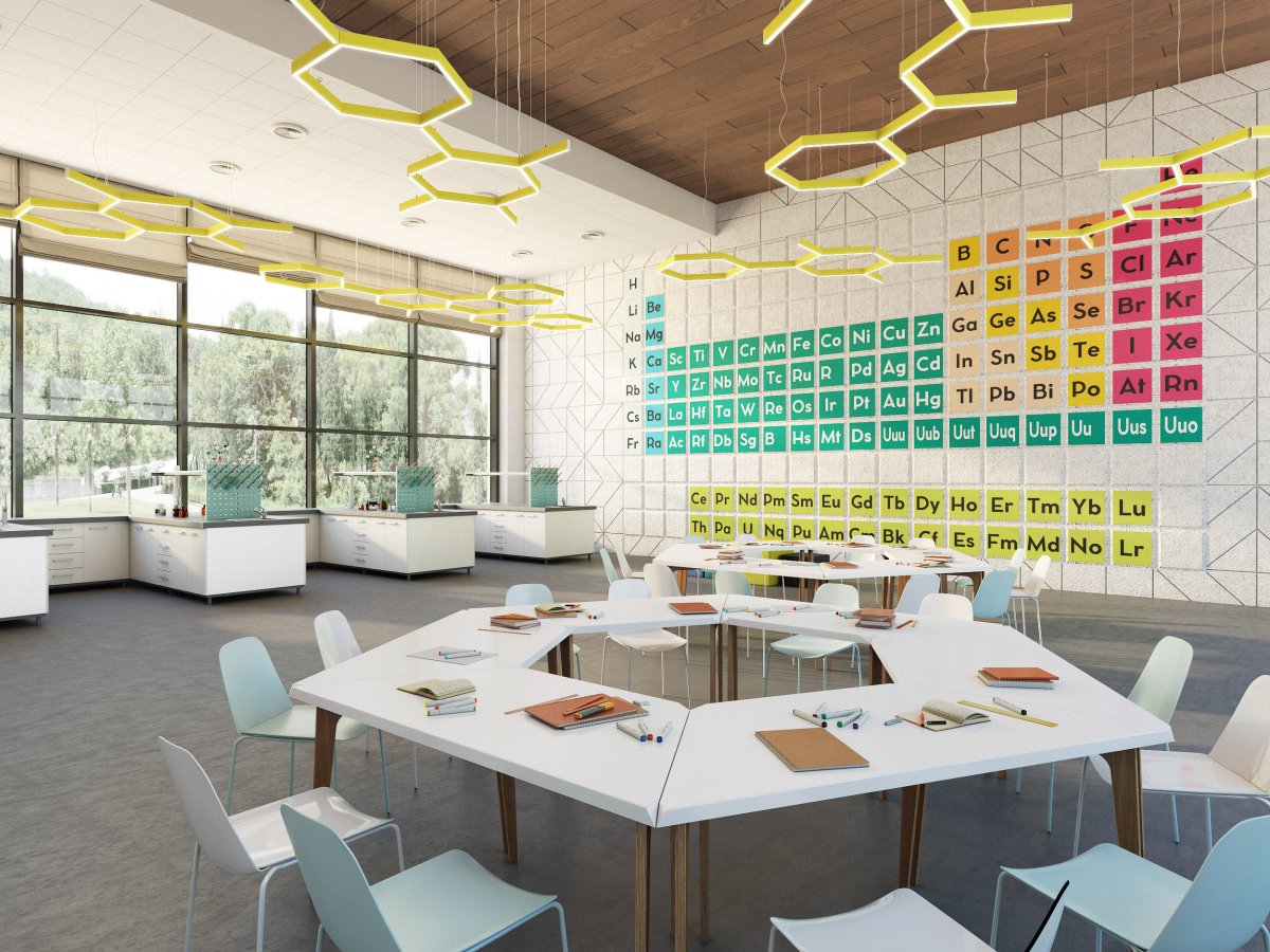Интерьер школы будущего