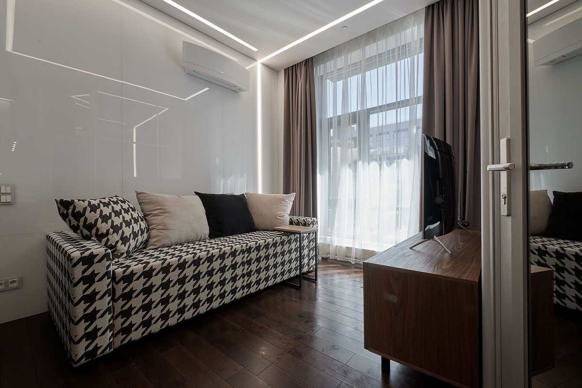 Гусиная лапка в интерьере клиники