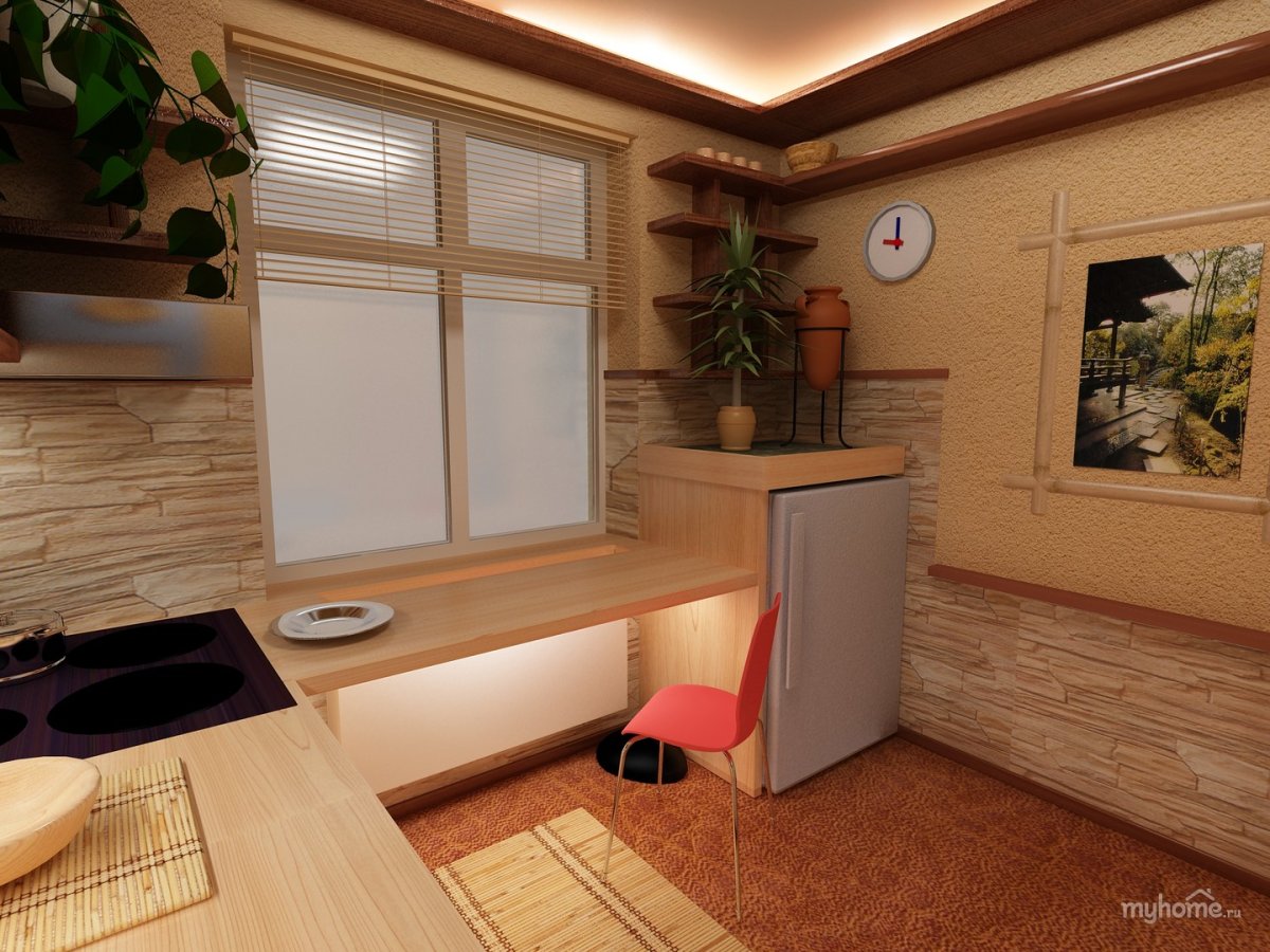 Интерьер зала в двухкомнатной квартире