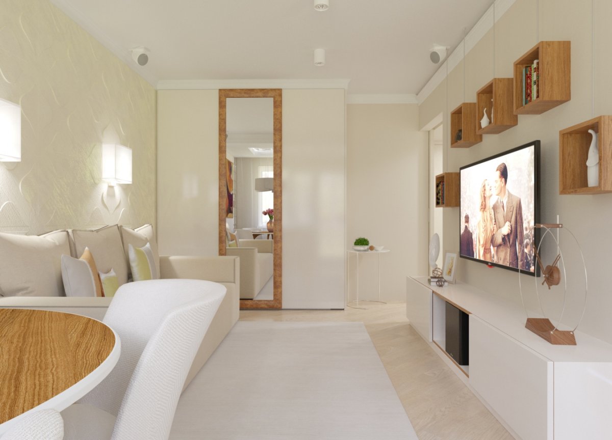 Интерьер двушки в хрущевке 44 кв