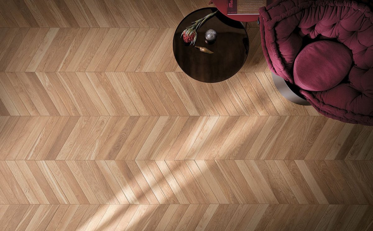 Керамогранит Fap Ceramiche Nest natural Chevron 7.5x45