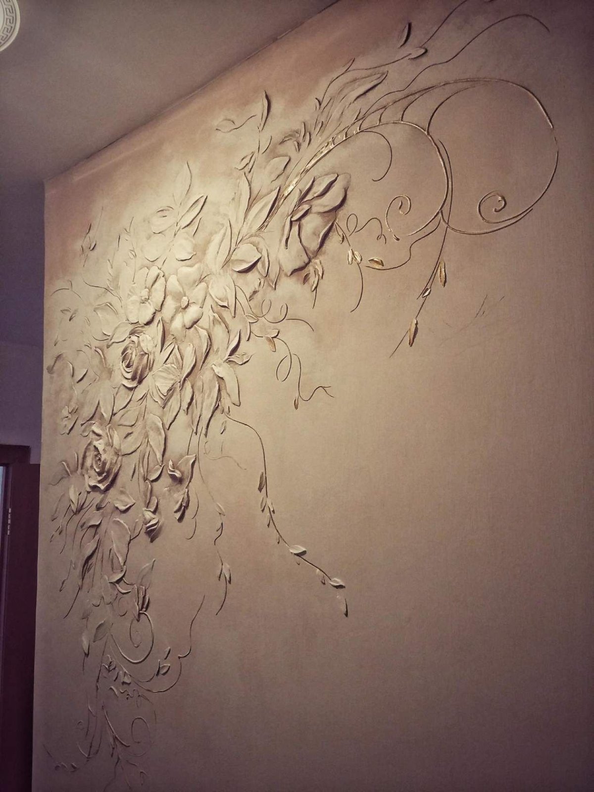 Трафарет для барельефа